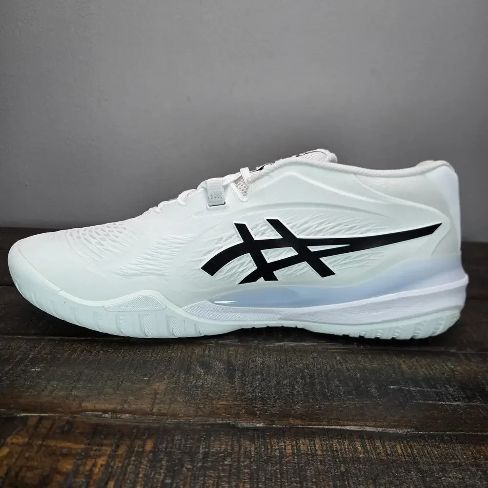 NEW ASICS Gel Resolution X Mens Size 13 Court Shoes White Black 1041A481